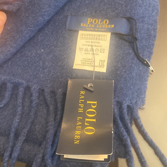 POLO RALPH LAUREN wool scarf. - Picture 4 of 6